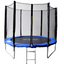 ElixPro Trampoline - Inclusief veiligheidsnet en instapladder - 244cm - Blauw