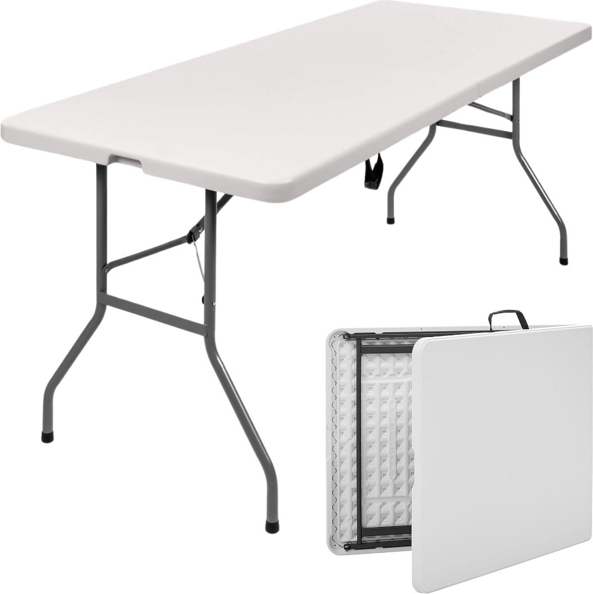 Elixpro klaptafel - 180x70cm - Wit