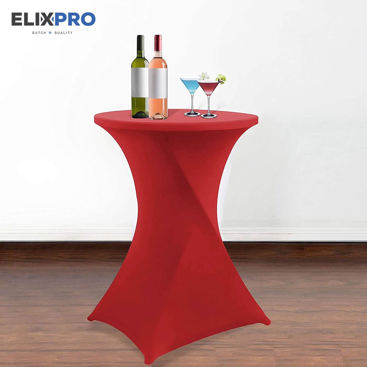 Premium statafelrok Rood 2x - ∅80 x 110 cm