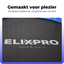 ElixPro Trampoline - Inclusief veiligheidsnet en instapladder - 244cm - Blauw